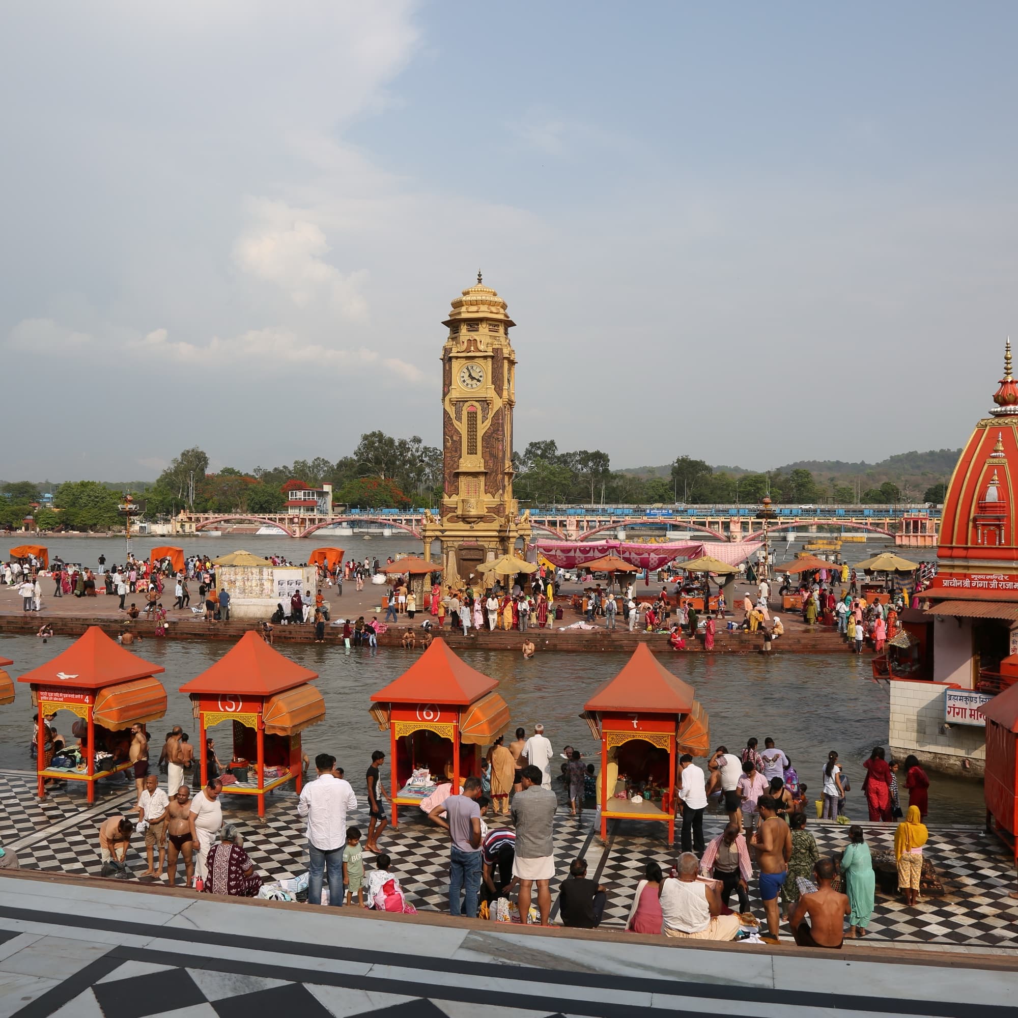 Har Ki Pauri ghat on the Ganga in Haridwar